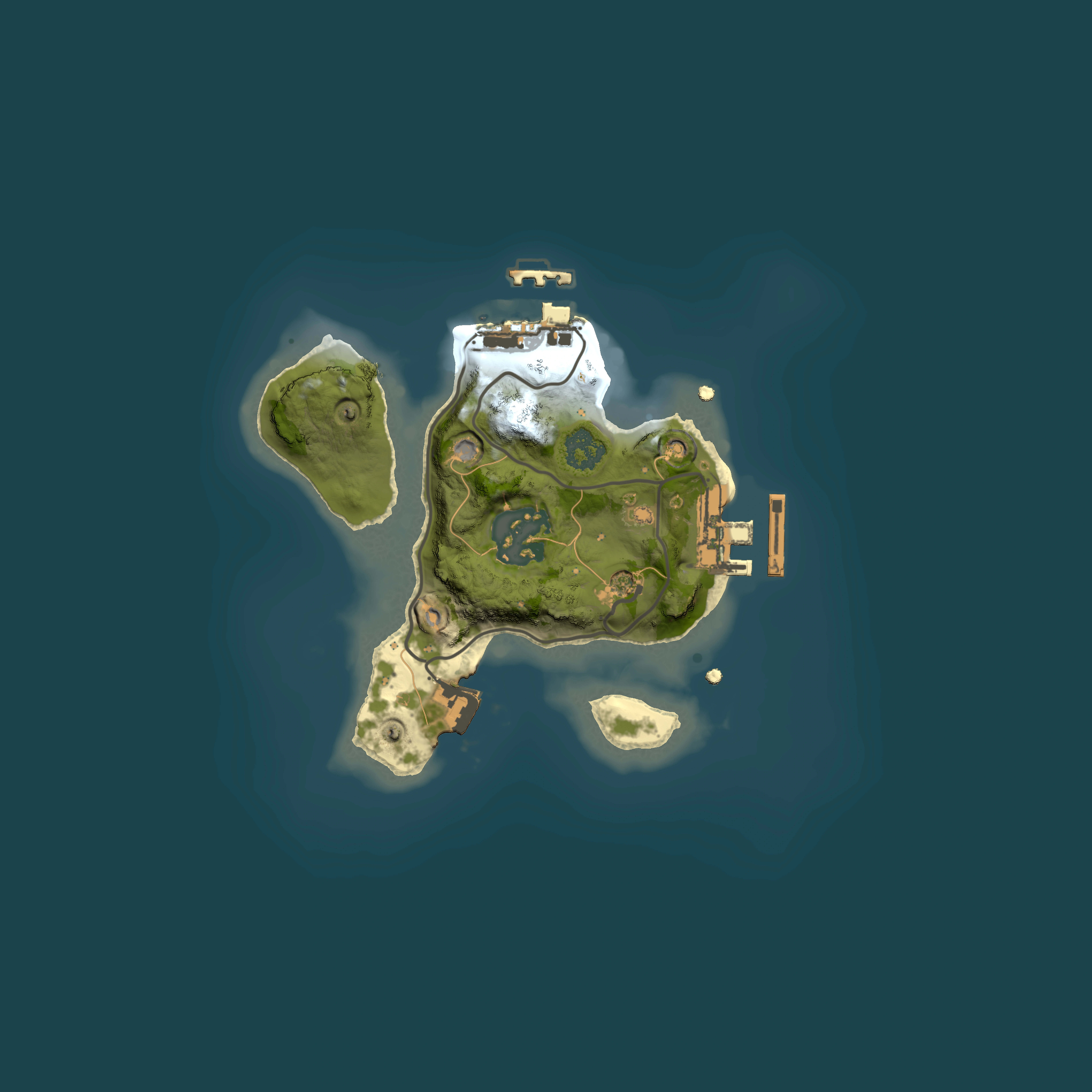Full top-down render of Rust map seed 1229955238, 1800x1800m