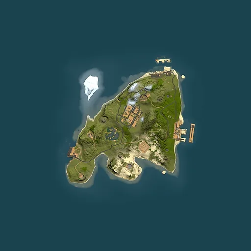 Rust map seed 1842741110, 1800x1800m top-down preview