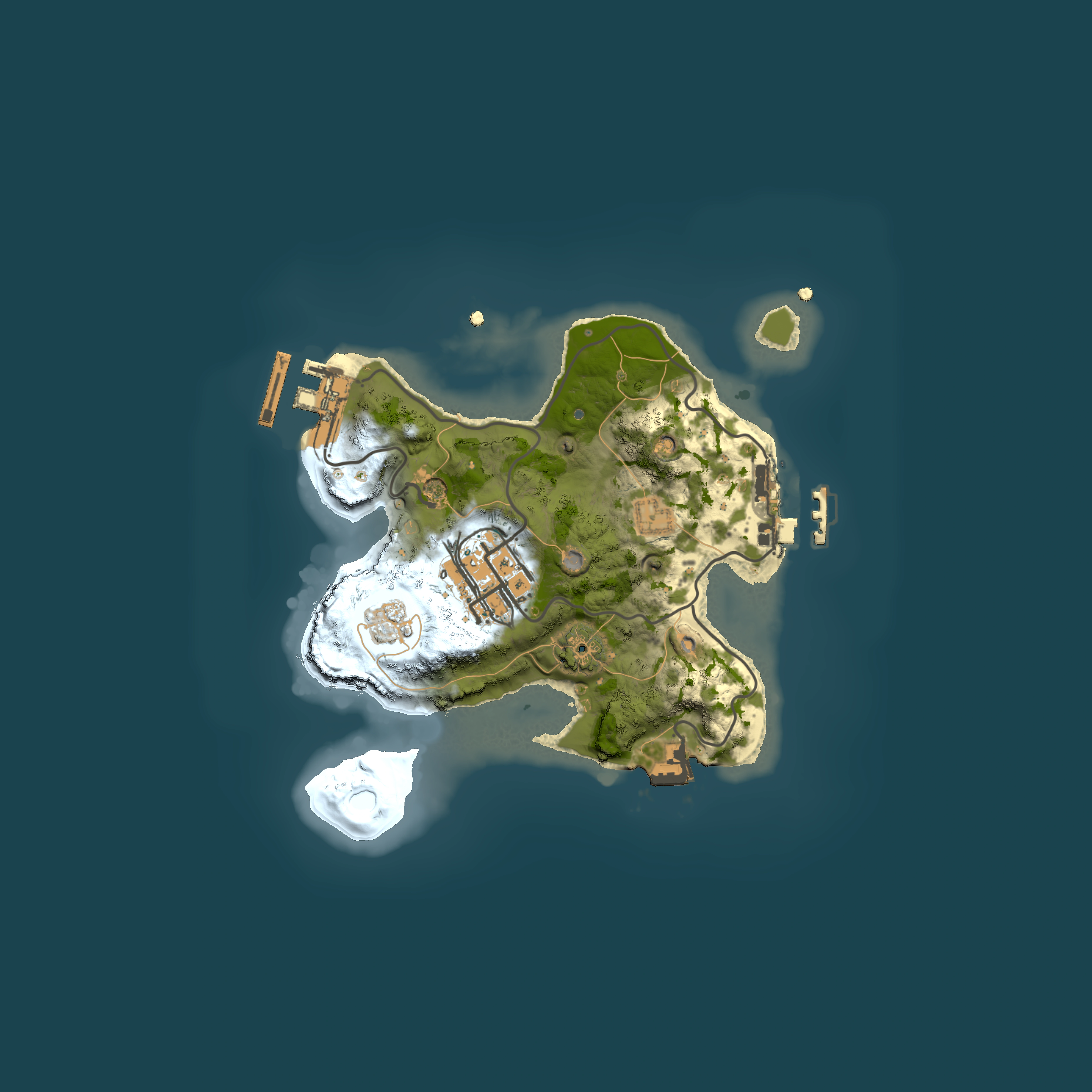Full top-down render of Rust map seed 1830927097, 2000x2000m
