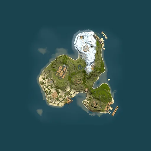 Rust map seed 294385354, 2000x2000m top-down preview