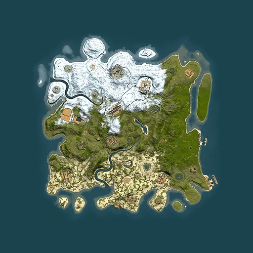 Rust map seed 655814289, 4000x4000m top-down preview