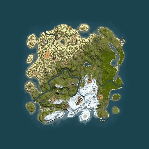 Rust map seed 968913453, 4000x4000m top-down preview