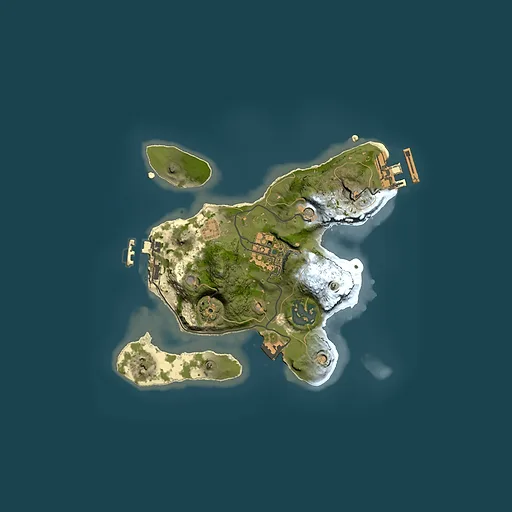Rust map seed 2068153672, 2000x2000m top-down preview