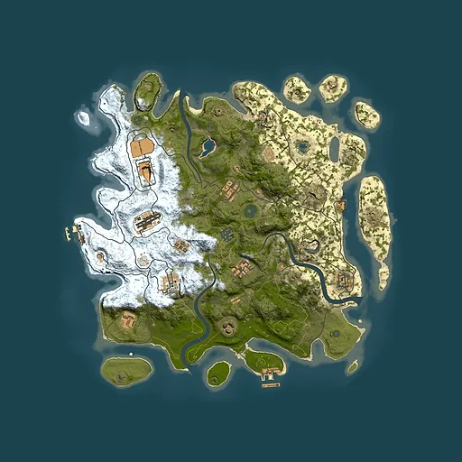 Rust map seed 1776541423, 4000x4000m top-down preview