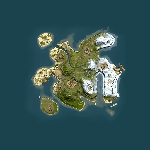Rust map seed 997851642, 2500x2500m top-down preview