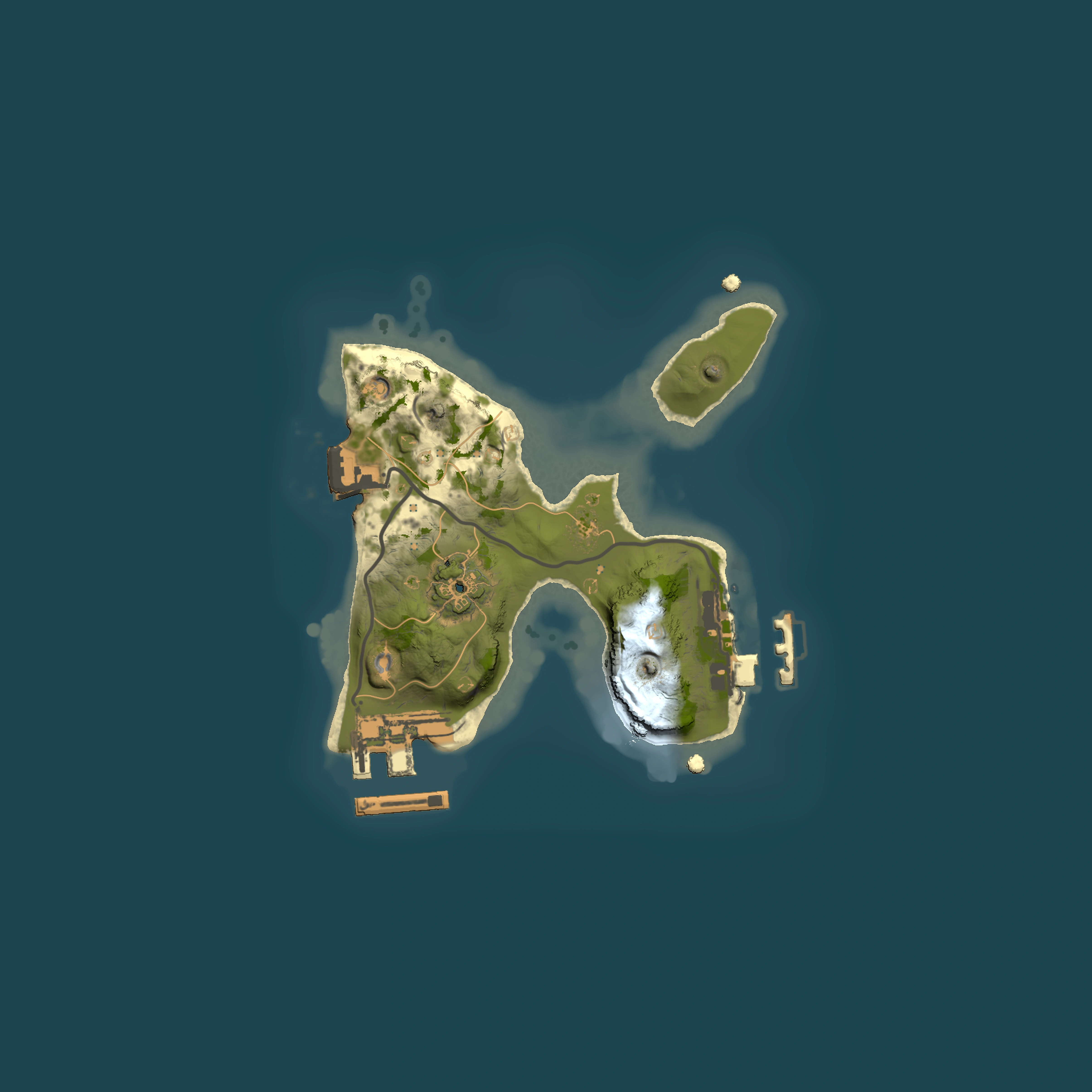 Full top-down render of Rust map seed 62448692, 1500x1500m