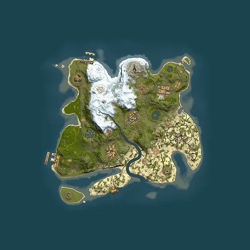Rust map seed 202217404, 3000x3000m top-down preview