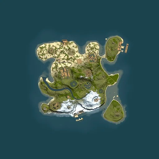 Rust map seed 2037804928, 2500x2500m top-down preview