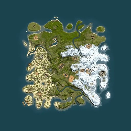 Rust map seed 728093269, 4000x4000m top-down preview