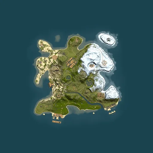 Rust map seed 1748020509, 2500x2500m top-down preview