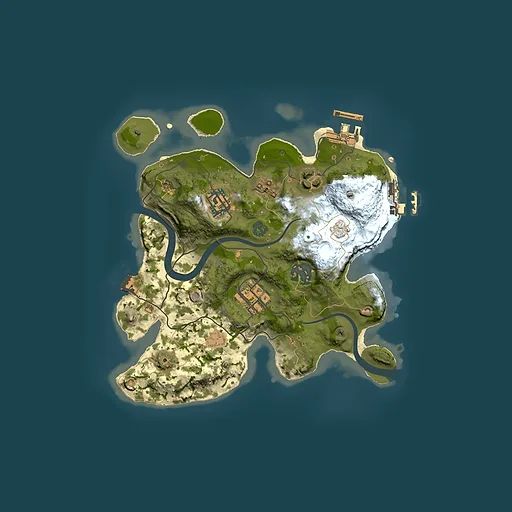 Rust map seed 943254432, 2500x2500m top-down preview
