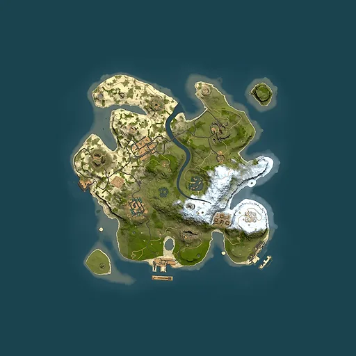 Rust map seed 1311157507, 2500x2500m top-down preview