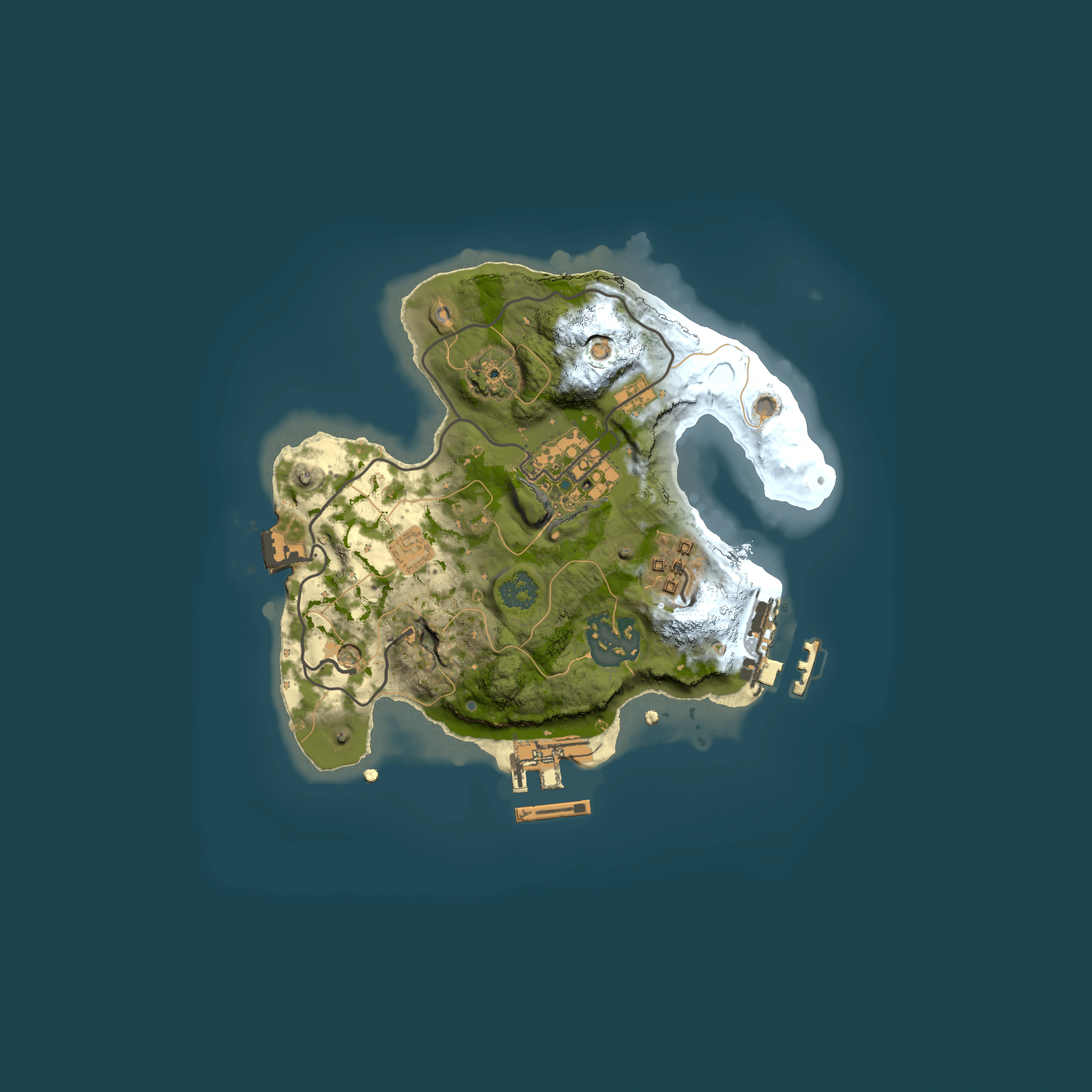 Full top-down render of Rust map seed 1939330142, 2000x2000m