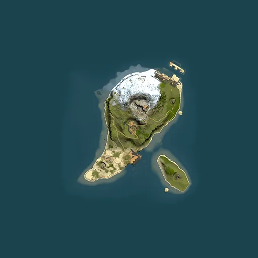 Rust map seed 174236157, 1500x1500m top-down preview
