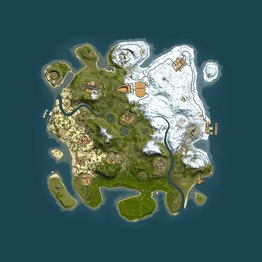 Rust map seed 653910613, 3500x3500m top-down preview