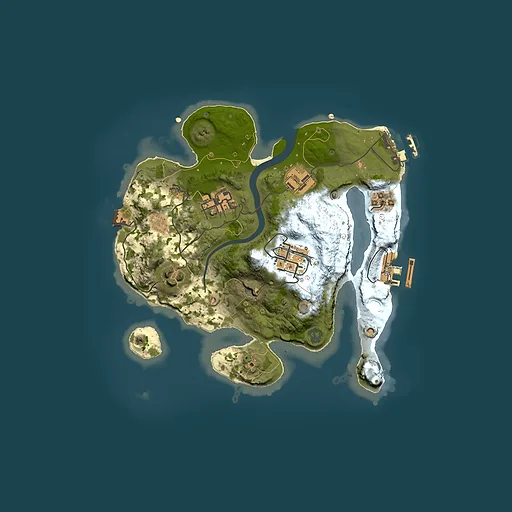 Rust map seed 1770956850, 2500x2500m top-down preview