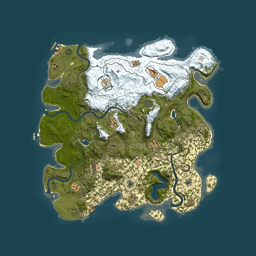 Rust map seed 1036302012, 4500x4500m top-down preview