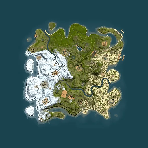 Rust map seed 1016019849, 4000x4000m top-down preview