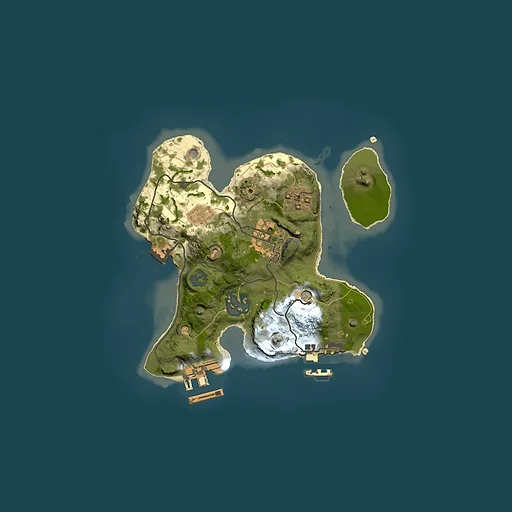 Rust map seed 1199537599, 2000x2000m top-down preview