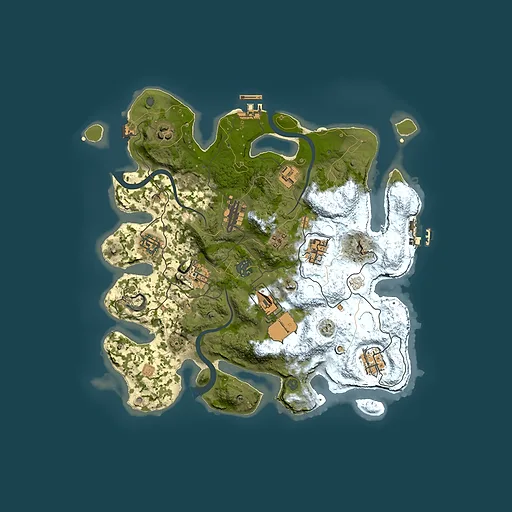 Rust map seed 1975751378, 3500x3500m top-down preview
