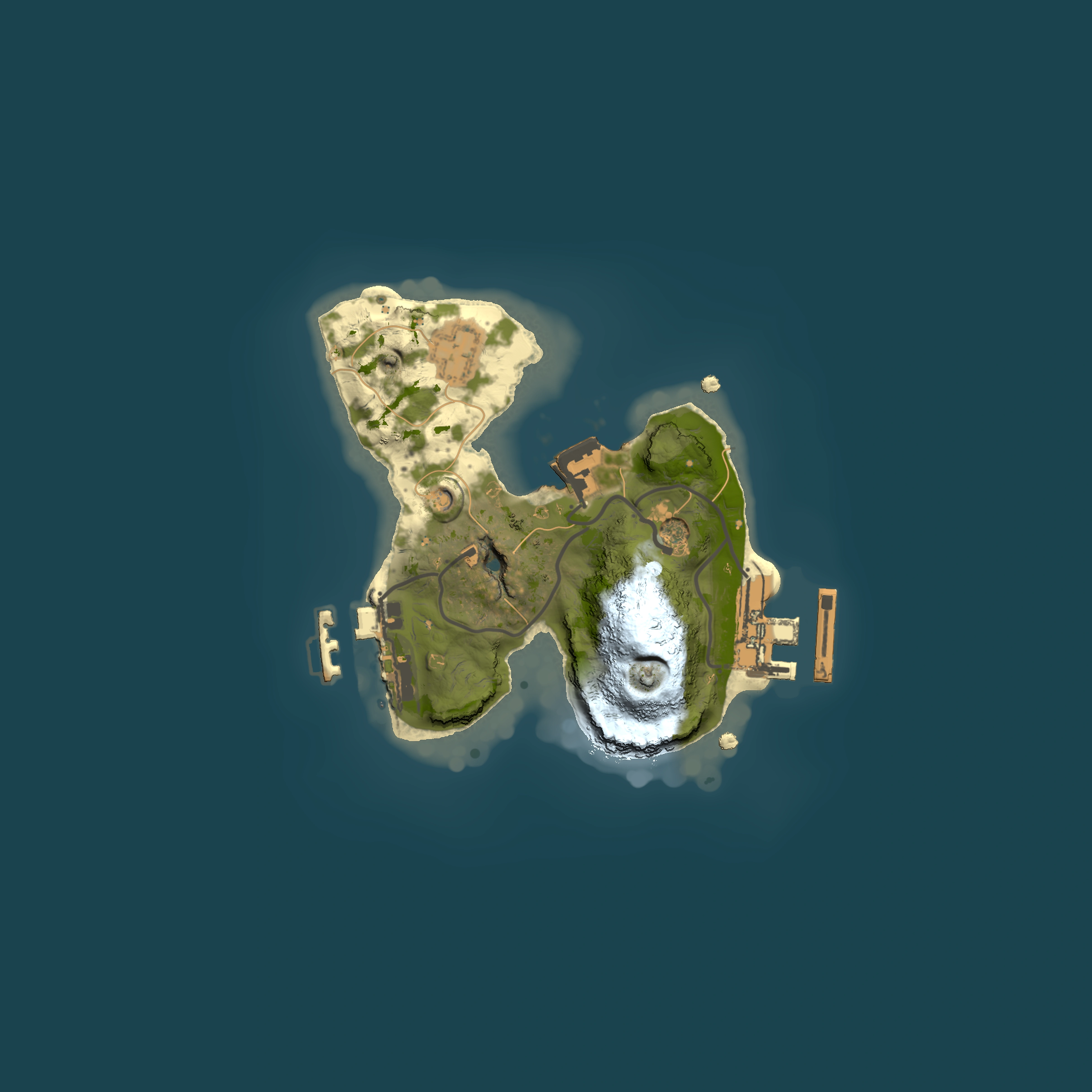 Full top-down render of Rust map seed 239071684, 1500x1500m