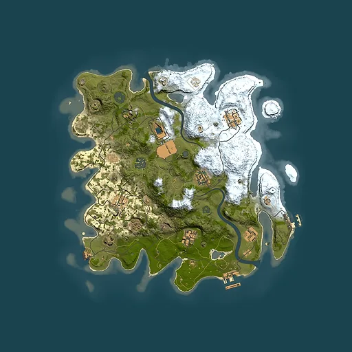 Rust map seed 548792394, 3500x3500m top-down preview