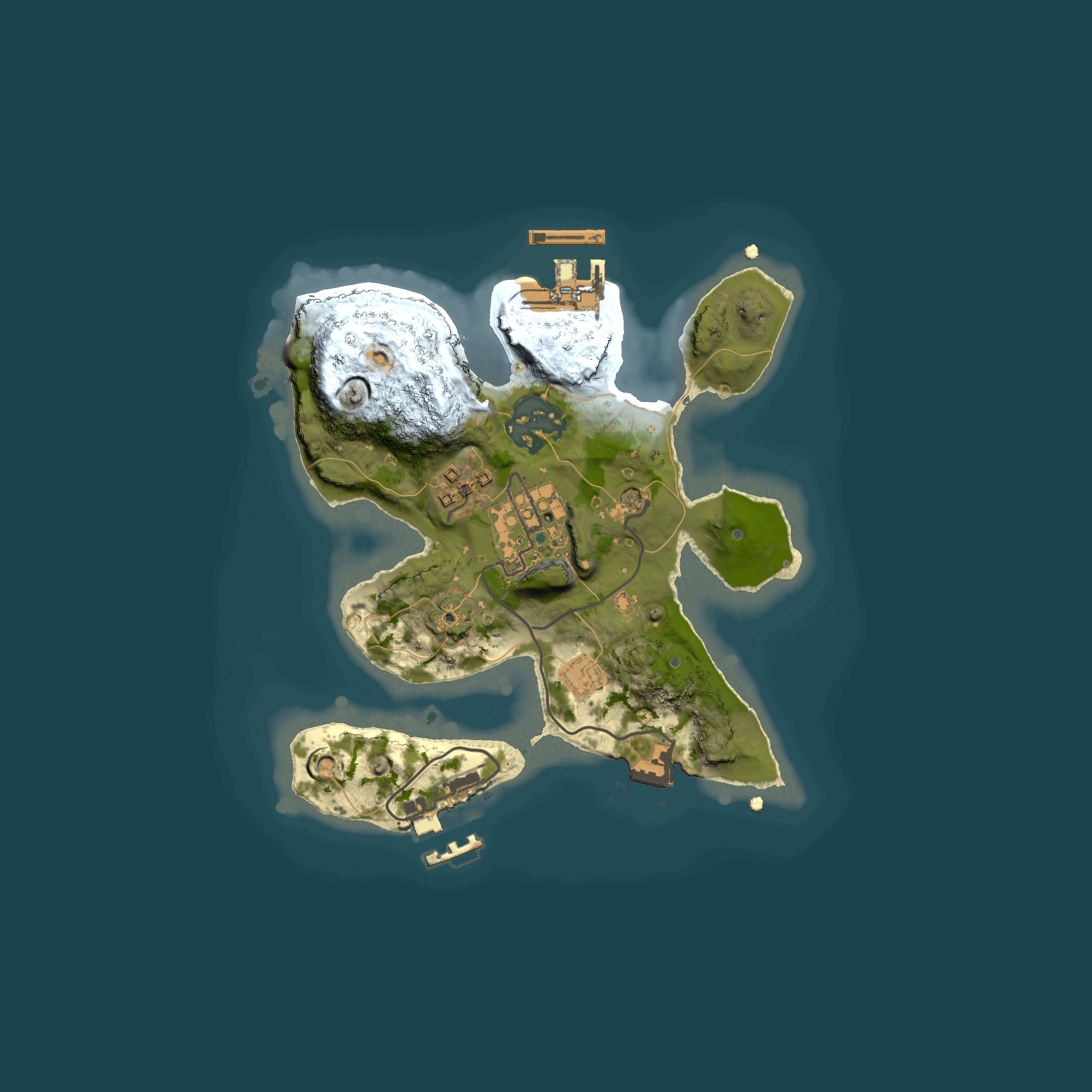 Full top-down render of Rust map seed 1603887676, 2000x2000m