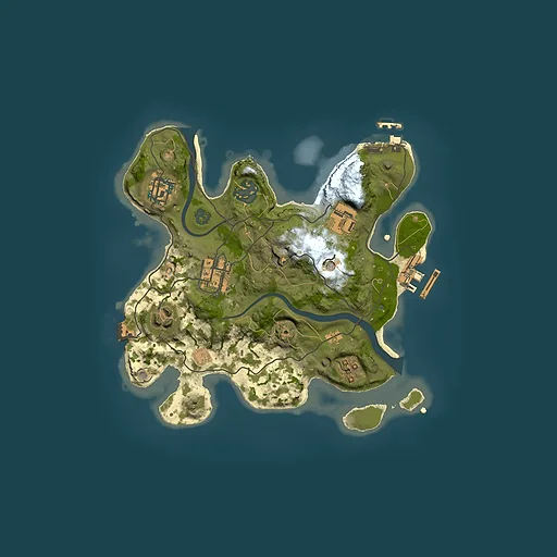 Rust map seed 1256275941, 2500x2500m top-down preview