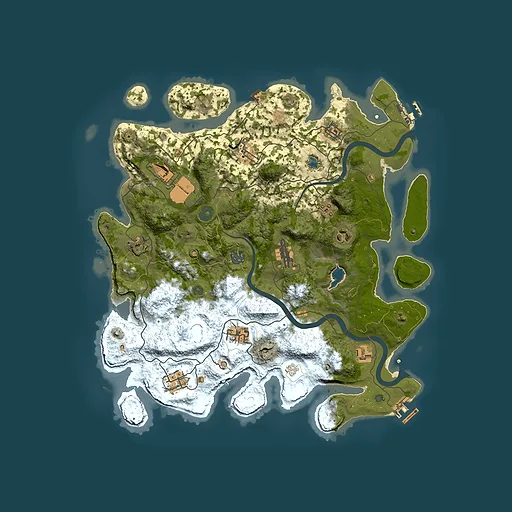 Rust map seed 1228316697, 4000x4000m top-down preview