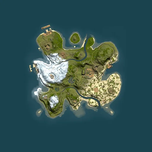 Rust map seed 1656230432, 2500x2500m top-down preview