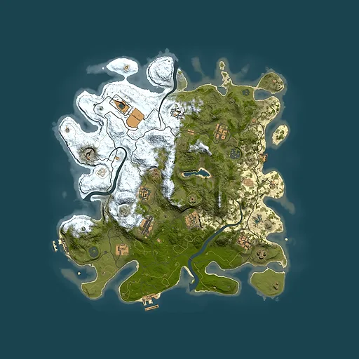 Rust map seed 351050429, 4000x4000m top-down preview
