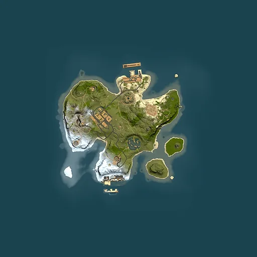 Rust map seed 1673367636, 2000x2000m top-down preview
