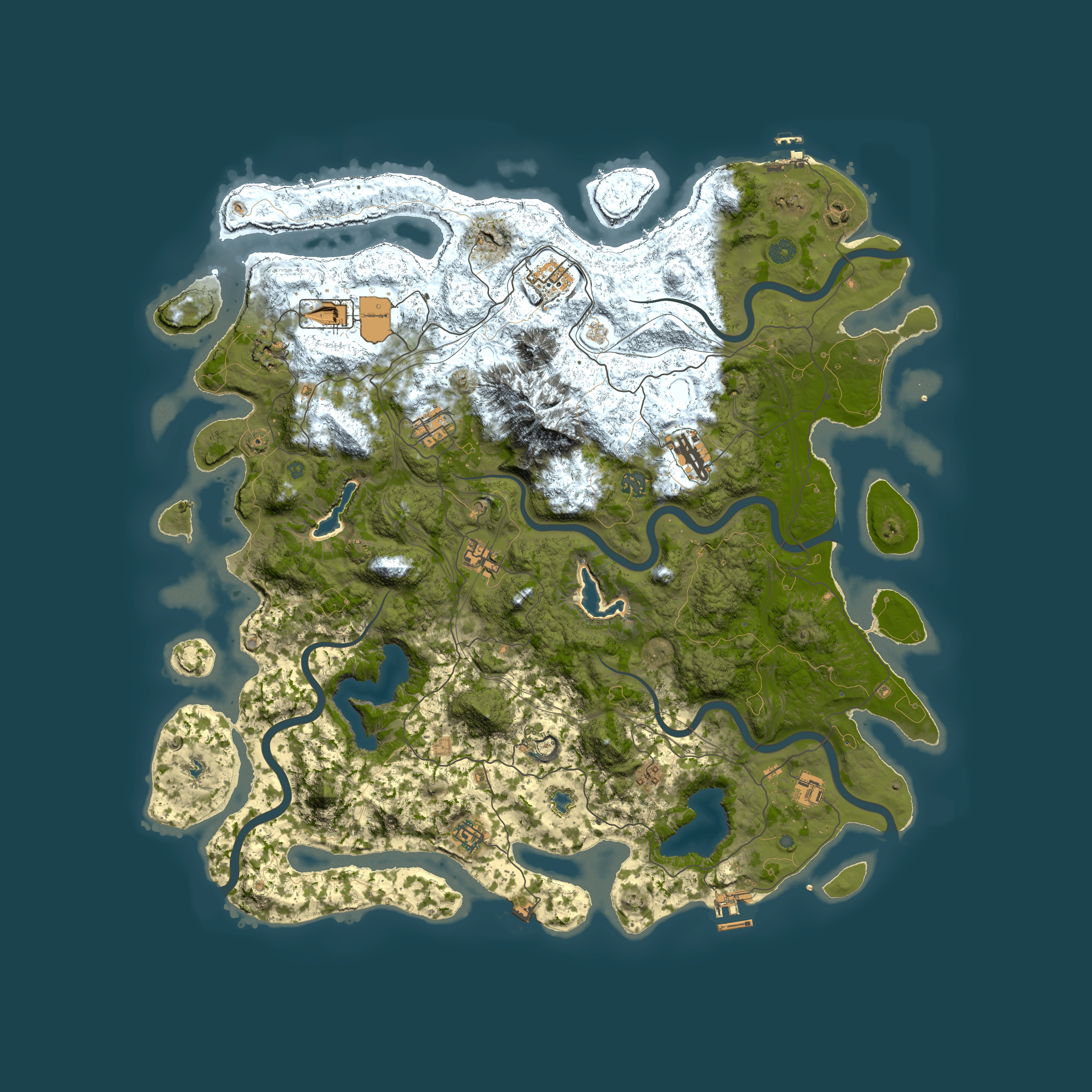 Full top-down render of Rust map seed 1359356953, 5000x5000m