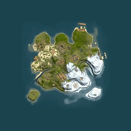 Rust map seed 2055124715, 2500x2500m top-down preview
