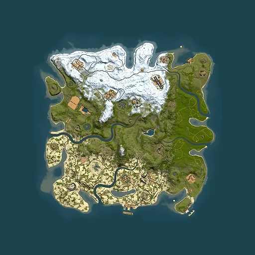 Rust map seed 810162975, 4000x4000m top-down preview