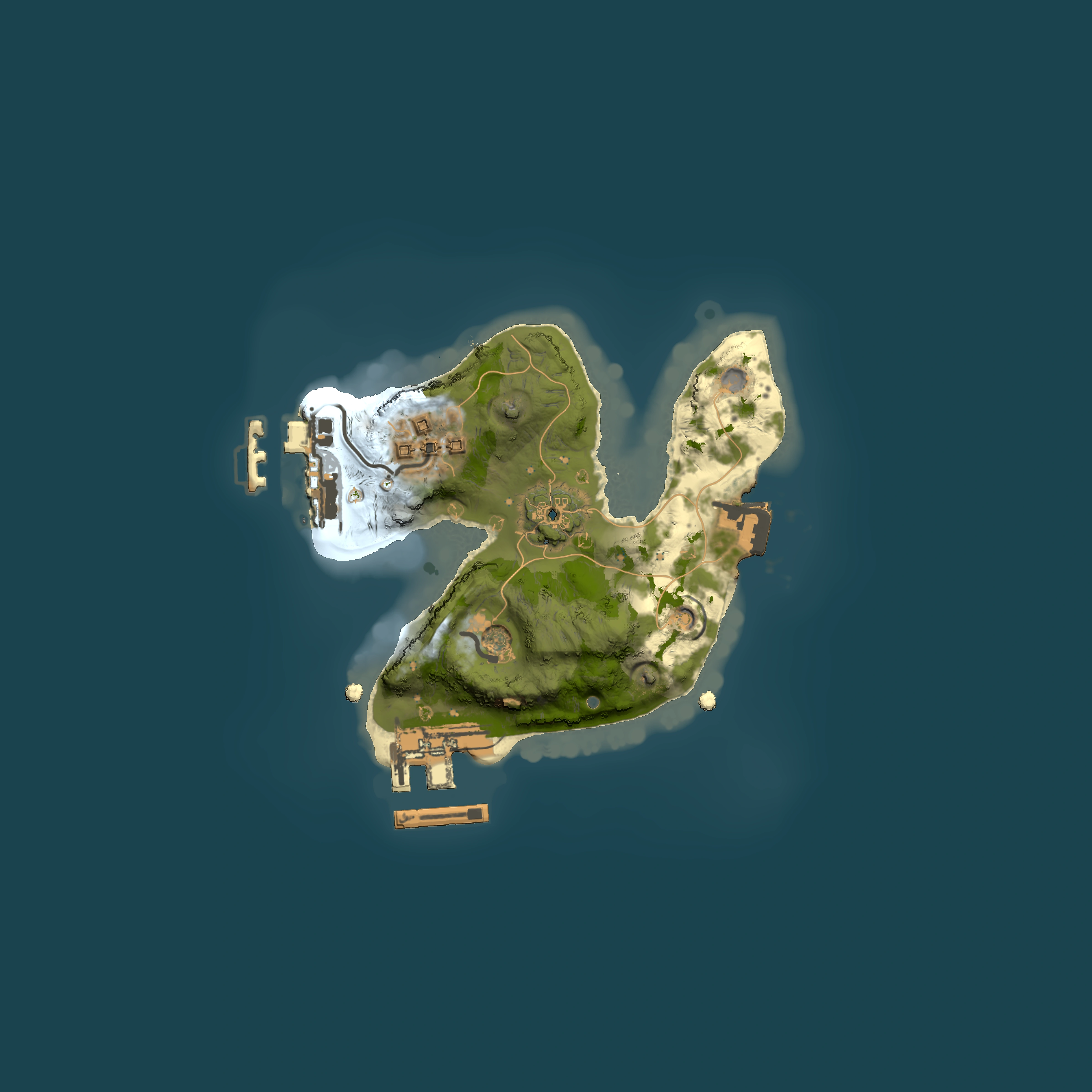 Full top-down render of Rust map seed 519407255, 1500x1500m