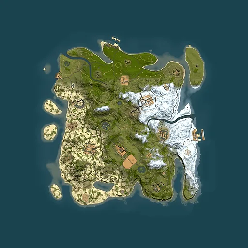Rust map seed 449504075, 3500x3500m top-down preview