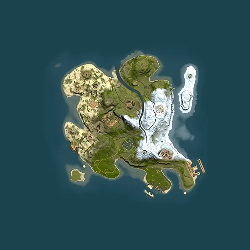 Rust map seed 1589135172, 2500x2500m top-down preview
