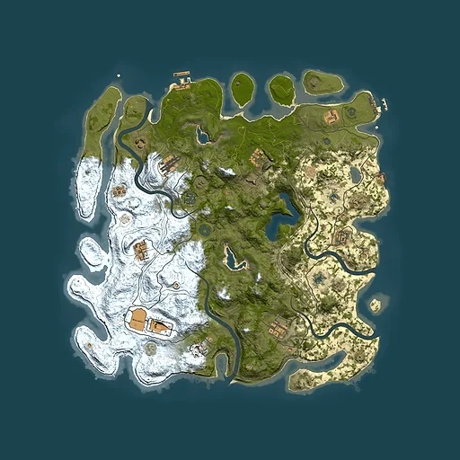 Rust map seed 1946669633, 4500x4500m top-down preview