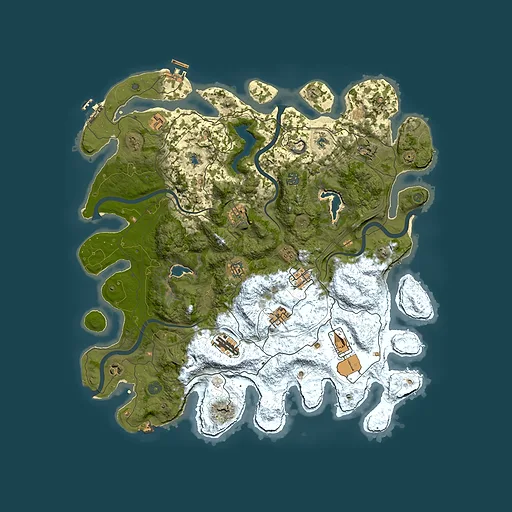 Rust map seed 1188790156, 4500x4500m top-down preview