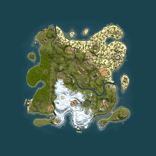 Rust map seed 1188752904, 3500x3500m top-down preview