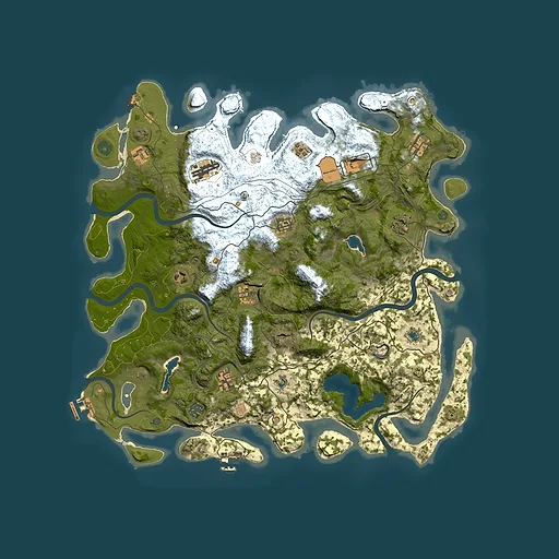 Rust map seed 850188472, 4500x4500m top-down preview