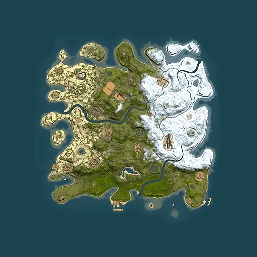 Rust map seed 566631352, 4000x4000m top-down preview