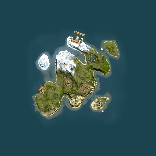 Rust map seed 446855042, 2000x2000m top-down preview