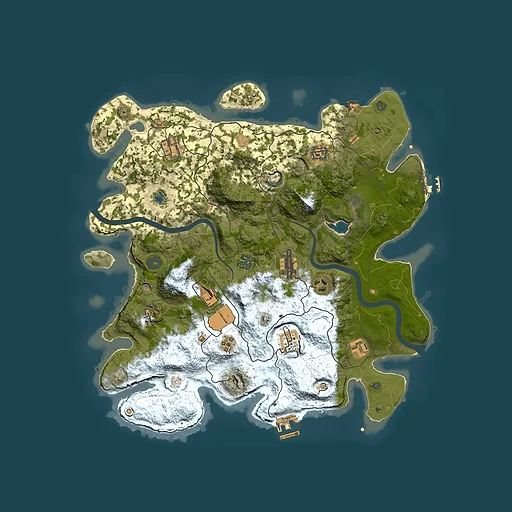 Rust map seed 335638697, 4000x4000m top-down preview