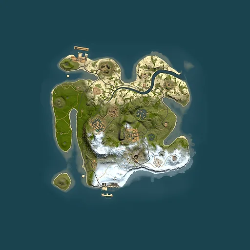 Rust map seed 927230652, 2500x2500m top-down preview