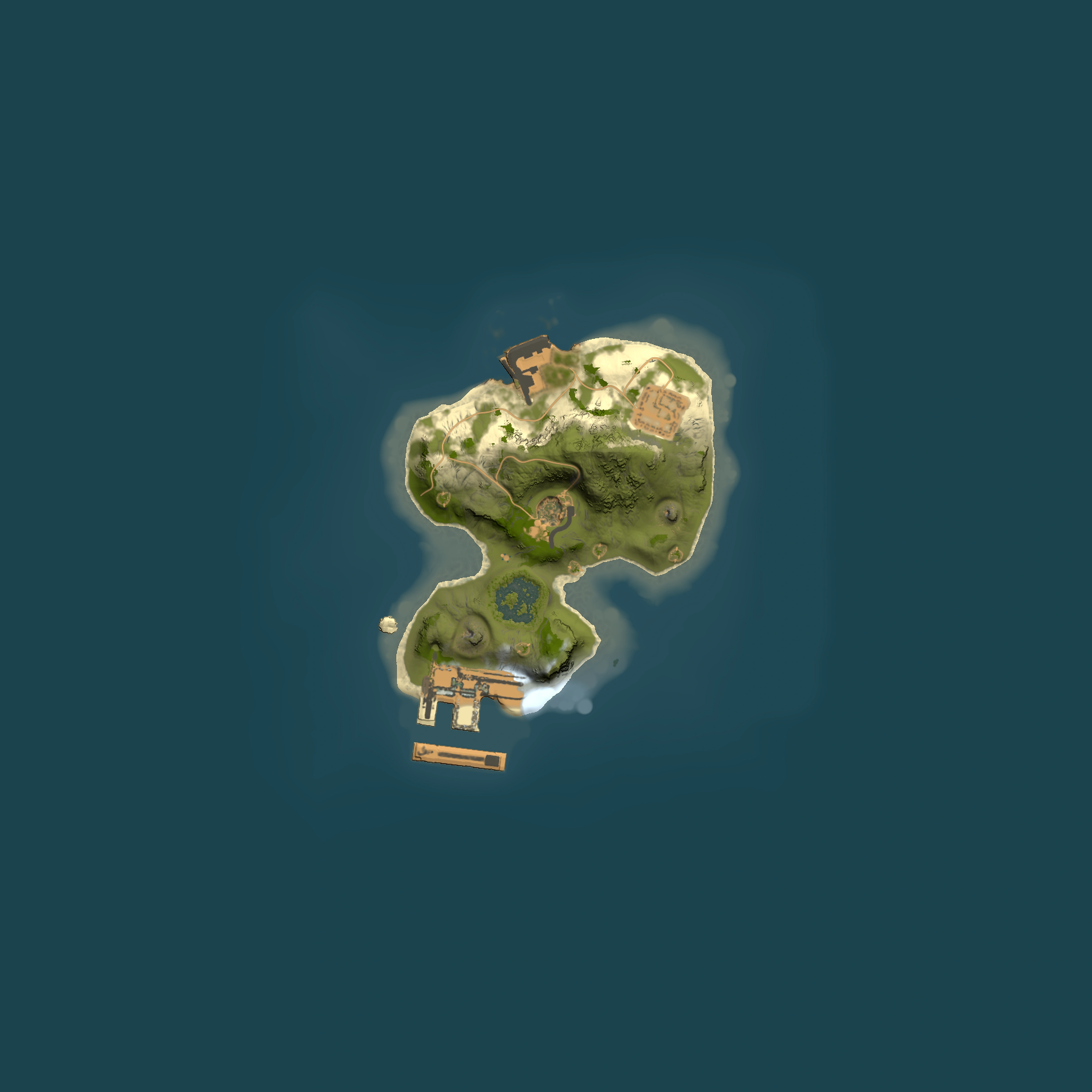 Full top-down render of Rust map seed 168217939, 1500x1500m