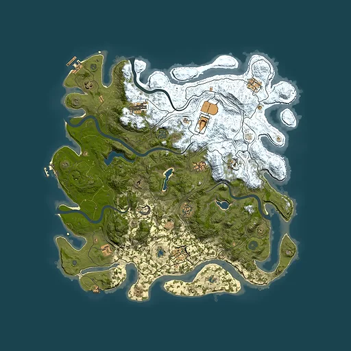 Rust map seed 994273356, 4500x4500m top-down preview