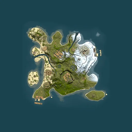 Rust map seed 881611500, 2500x2500m top-down preview