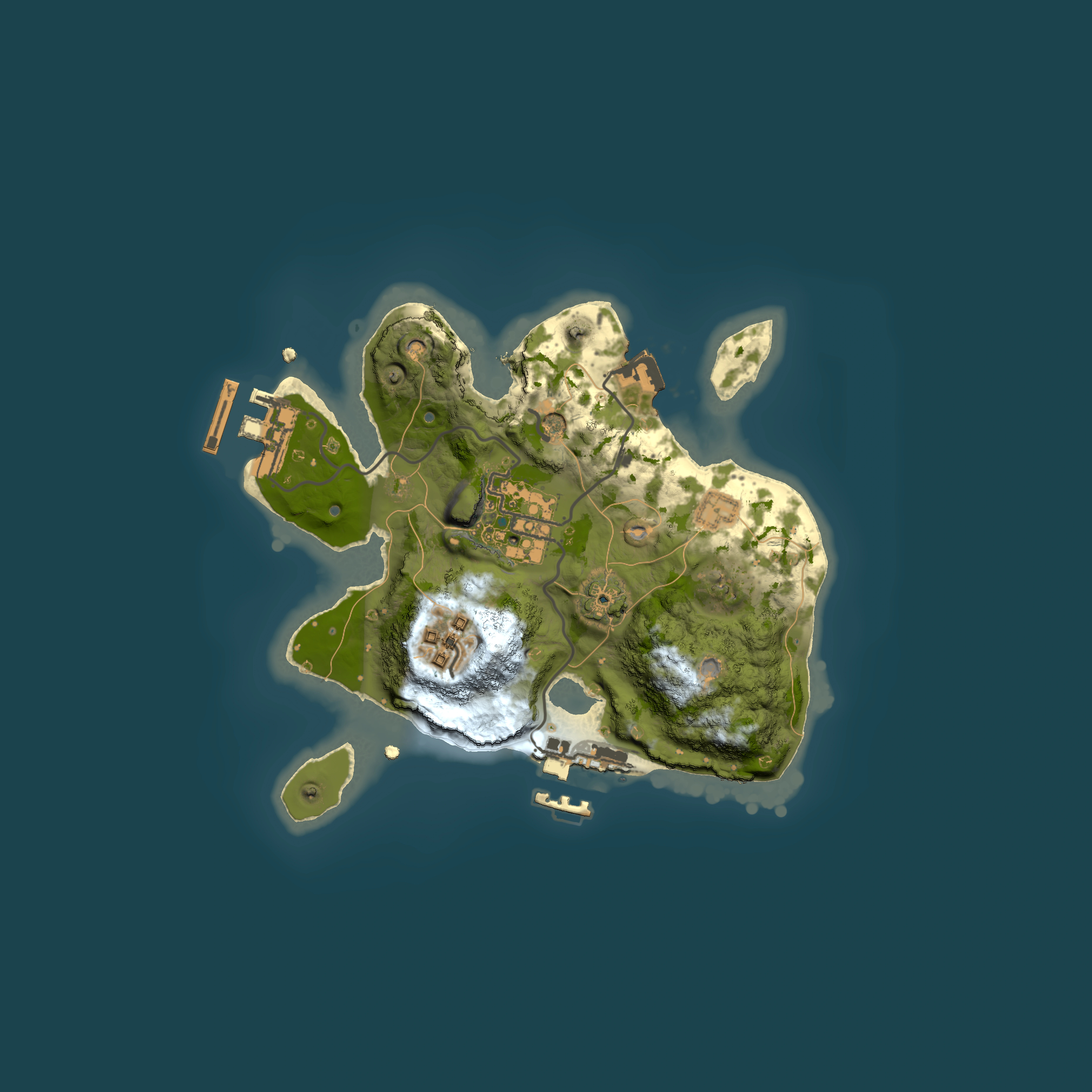 Full top-down render of Rust map seed 772510050, 2000x2000m